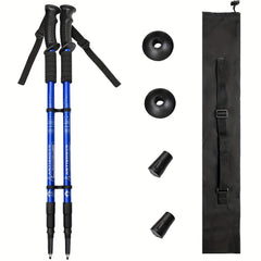 TRAVYLO - Adjustable Trekking Poles for Balanced Trail Support
