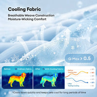 FROZELI - Reversible Cooling Dog Blanket for Cooler, Cleaner Sofas