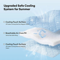 FROZELI - Reversible Cooling Dog Blanket for Cooler, Cleaner Sofas