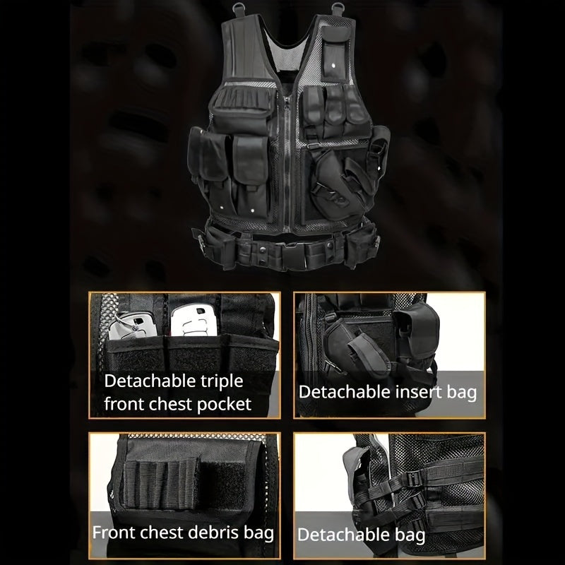 ROVYXA - Breathable Utility Vest for Organized Outdoor Gear
