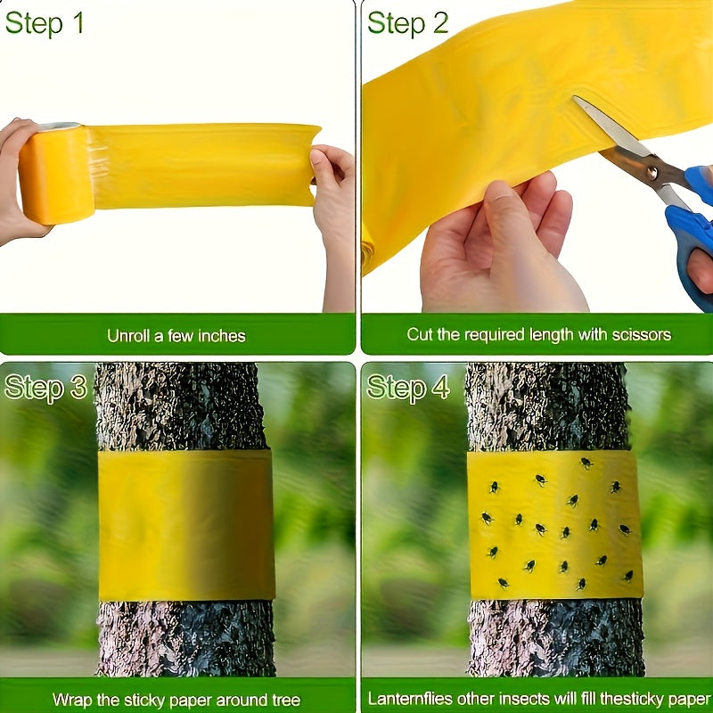 BUGSTRIP - Tree Barrier Tape That Stops Crawling Garden Pests