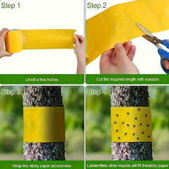 BUGSTRIP - Tree Barrier Tape That Stops Crawling Garden Pests