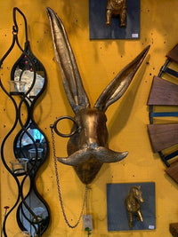 FAUNYRA - Hand-Painted Animal Wall Heads for a Playful Focal Point