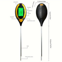 SOILMASTER - 4-in-1 Soil Meter for Healthier Plants
