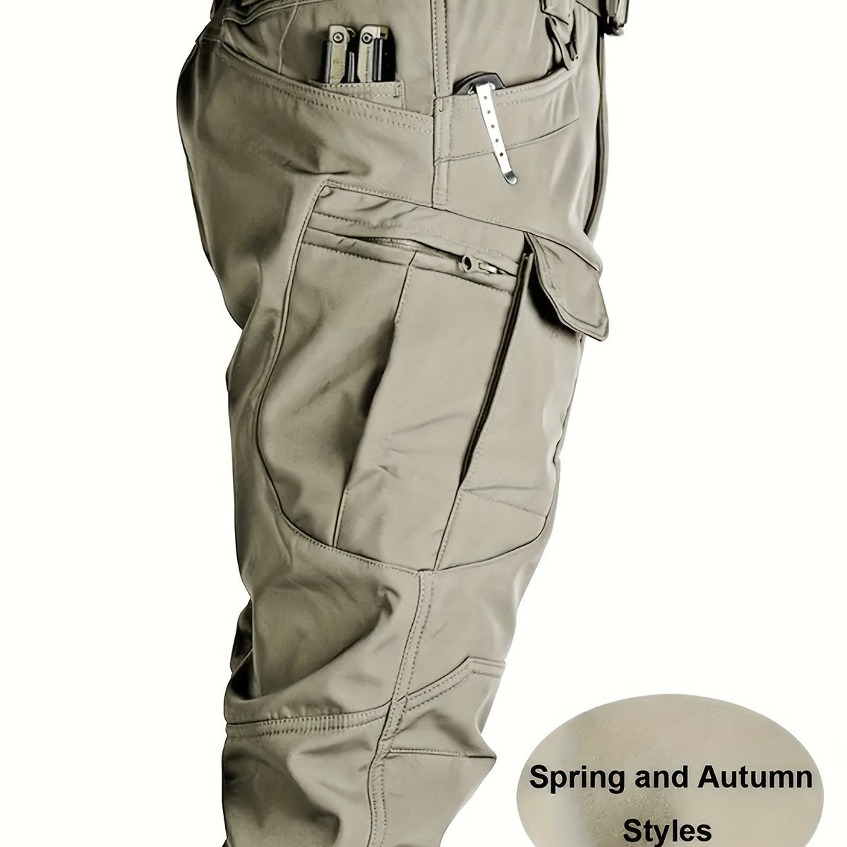 TAVRILO - Men's Stretch Cargo Pants for Easy Everyday Movement