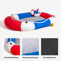 Summer Cooling Waterproof Boat-Shaped Pet Bed or Pillow – Chill Raft