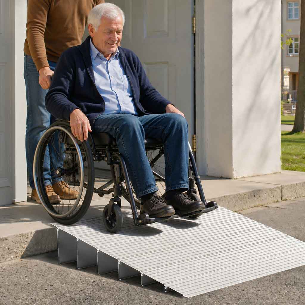 THRESIVA - Wheelchair Threshold Ramp for Smoother Doorway Access