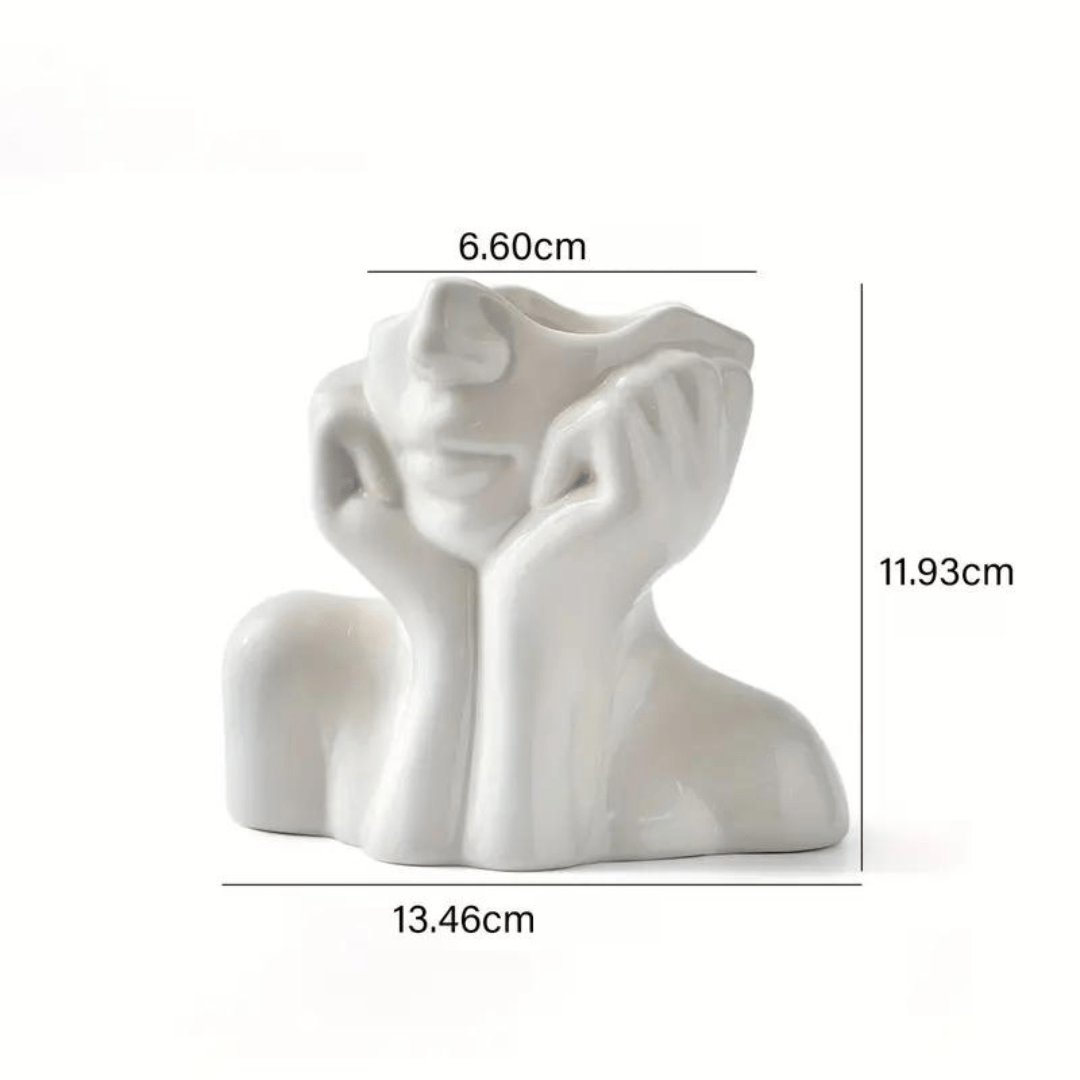 SCULVIA - Sculptural Ceramic Vase for an Artful Focal Point