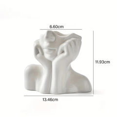 SCULVIA - Sculptural Ceramic Vase for an Artful Focal Point