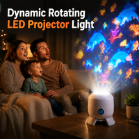 RIPPLELIGHT – Rotating LED Ambient Projector for Calming Atmospheres