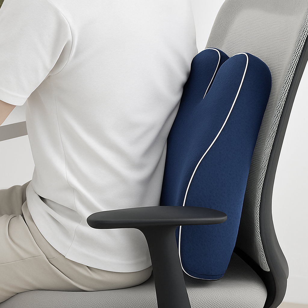 LUMEVIA - Sculpted Back Cushion for Posture and Lumbar Relief