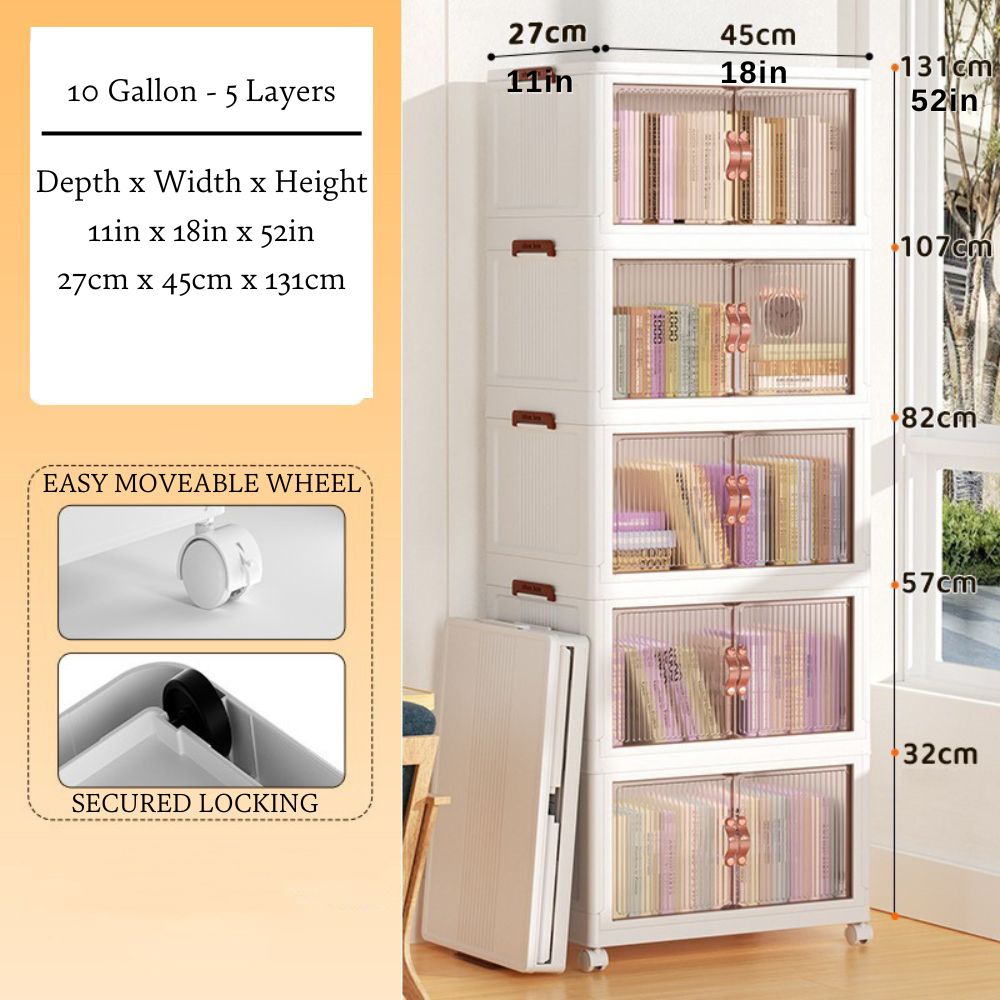 ORDEVIA - Stackable Storage Bins for Clutter-Free Organization