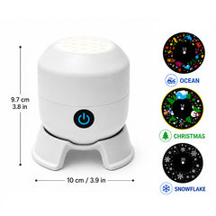 TIDELYN - Rotating LED Projector for Calming Ocean Ambience