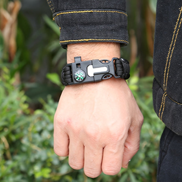 SURVIBRAID – 5-in-1 Survival Paracord Bracelet with Emergency Tools
