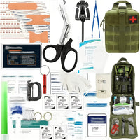 Versatile Outdoor Emergency Kit]Compatible with MOLLE System, This Survival First Aid Set Is a Must-Have for Camping, Hunting, Hiking, And Fishing. A Universal Emergency Gear Suitable for Both Men And Women, It Makes a Practical Gift Option