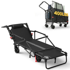 FOLVENA - Convertible Wagon Chair for Mobile Outdoor Comfort