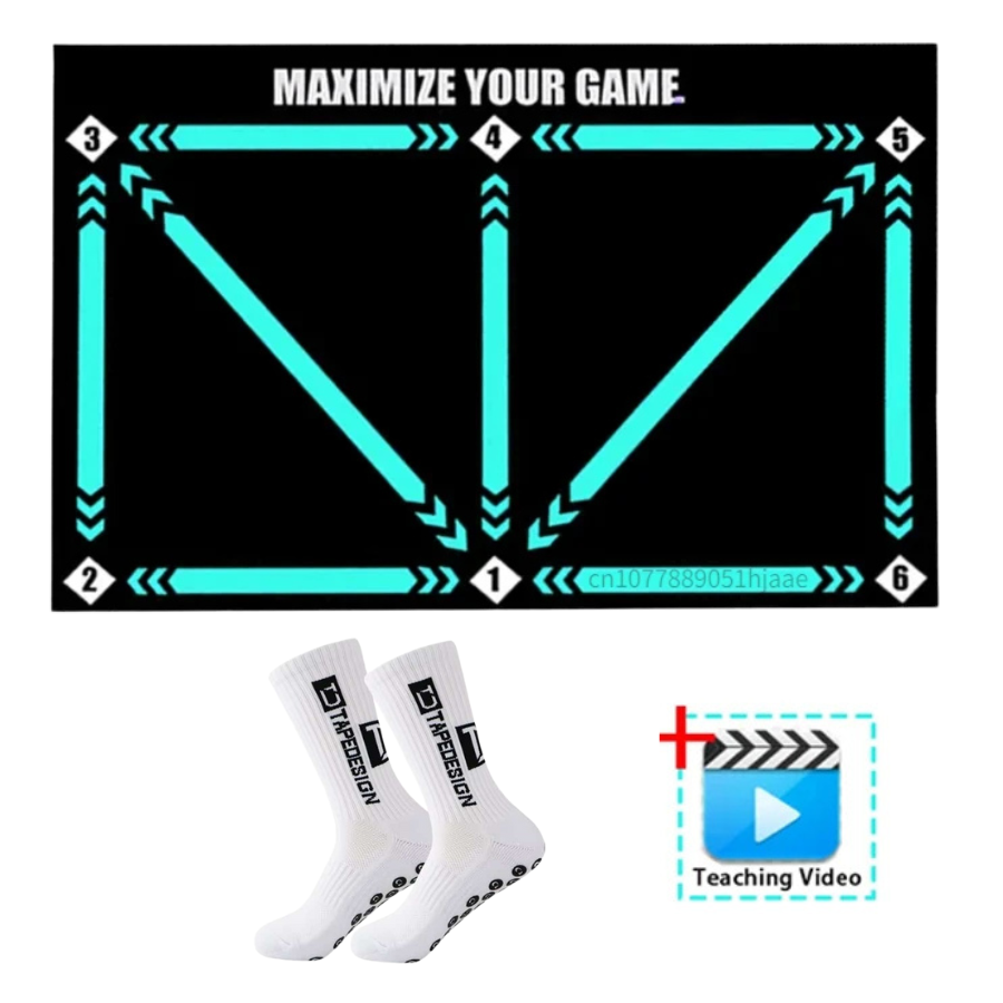 BOLVYRA - Football Training Mat for Better Ball Control at Home