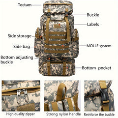 FOLDARA - Foldable Printed Backpack for Easy Travel Storage