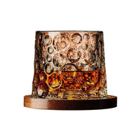SWIRLUNE - Crystal Whiskey Glass Set for Effortless Aroma Swirling