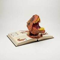 SAURIVA - 3D Pop-Up Dinosaur Book for Imaginative Storytime