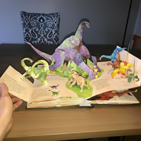 SAURIVA - 3D Pop-Up Dinosaur Book for Imaginative Storytime