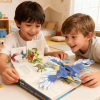 SAURIVA - 3D Pop-Up Dinosaur Book for Imaginative Storytime