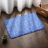 PEBLORA - Sculpted Bath Mat for Dry Floors and Safer Steps