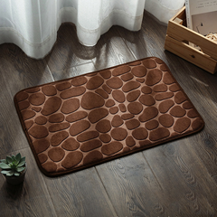 PEBLORA - Sculpted Bath Mat for Dry Floors and Safer Steps