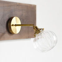 VELORBI - Prismatic Glass Wall Sconce for Sculptural Warmth