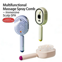 TANGLIVA - Electric Mist Brush for Gentle Detangling and Frizz Control