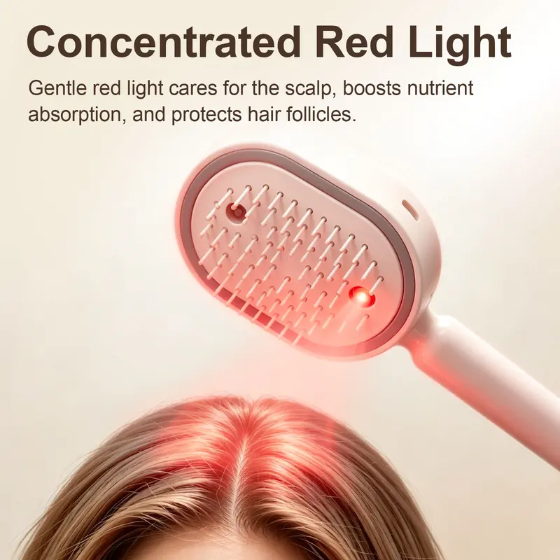 TANGLIVA - Electric Mist Brush for Gentle Detangling and Frizz Control