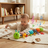 TILLUMA - Plush Musical Caterpillar for Soothing Sensory Play