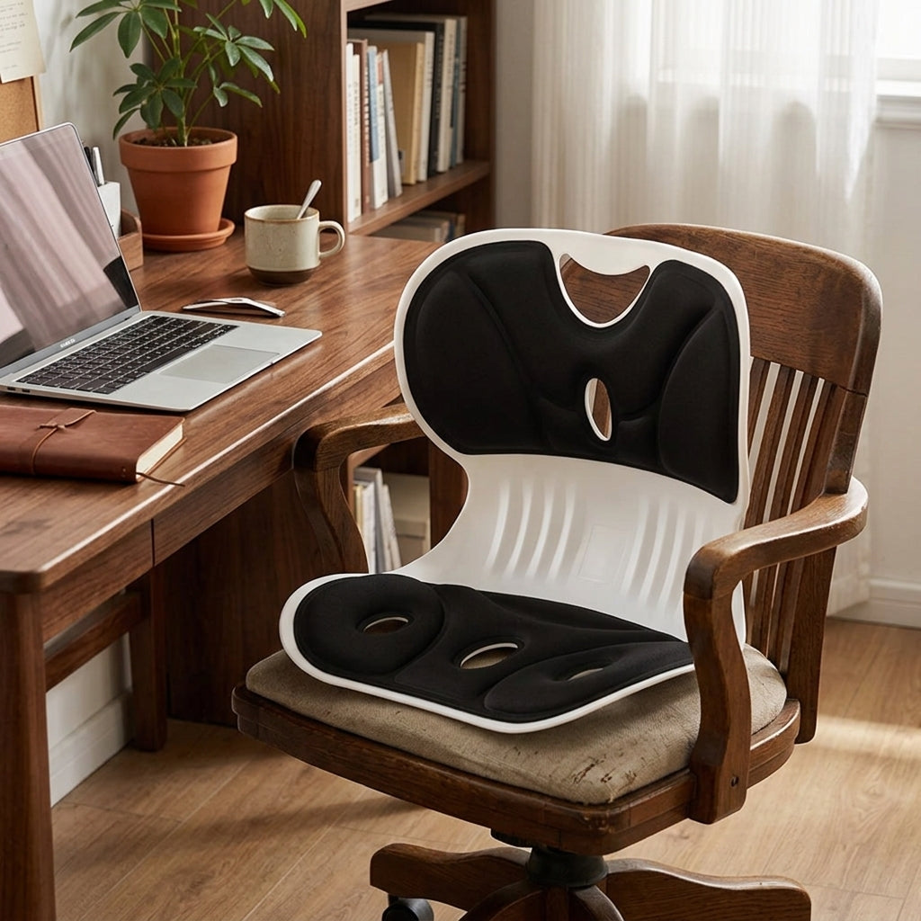 LUMEVRA - Sculpted Lumbar Cushion for Artful Posture Support