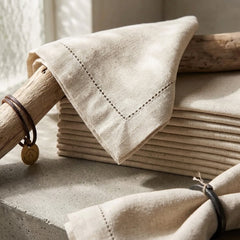 VELYRA - Cotton-Linen Napkin Set for Refined Table Settings