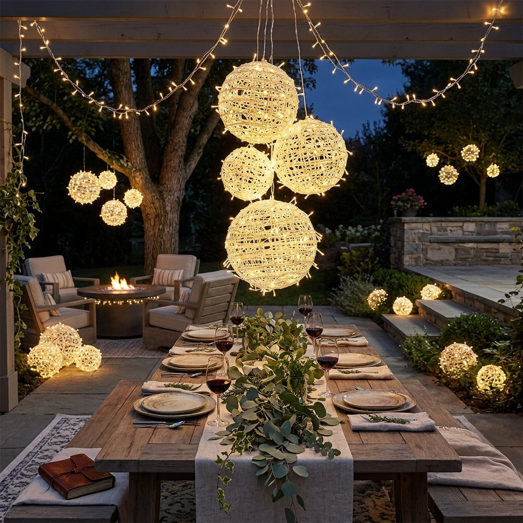 ORLUVIA - Sculptural LED Globe for Indoor and Outdoor Ambience