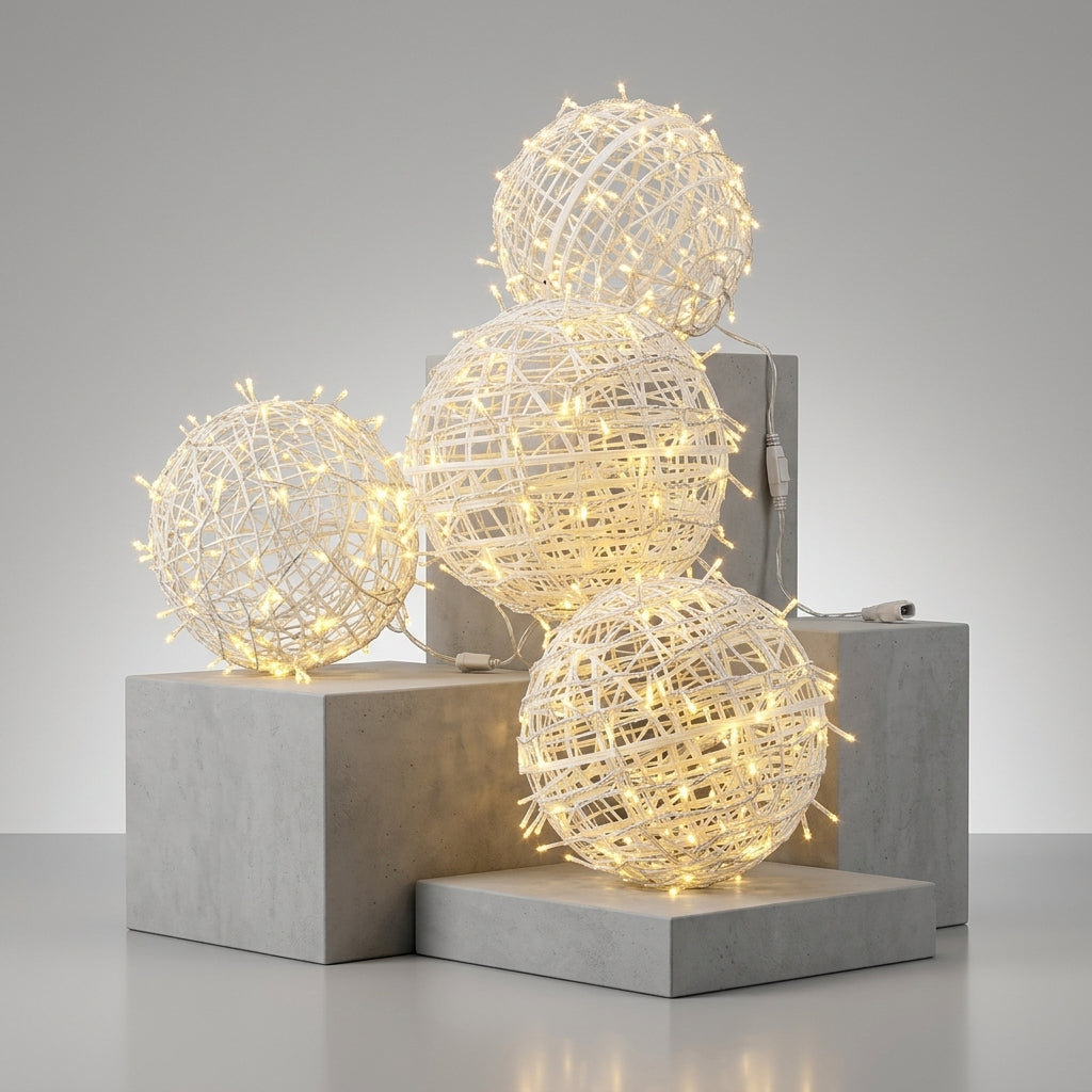 ORLUVIA - Sculptural LED Globe for Indoor and Outdoor Ambience