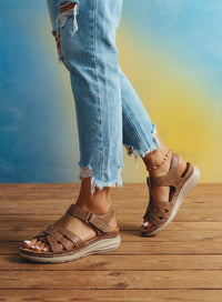 Women's Sandals Walking Shoes Arch Support - Wide Fit | Women's Comfort Walking Sandals | Ergonomic Footwear | Shock Absorbing Open Toe Sandals