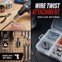 Sleek Steel Wire Twisting Tool with Auto-Trimmer