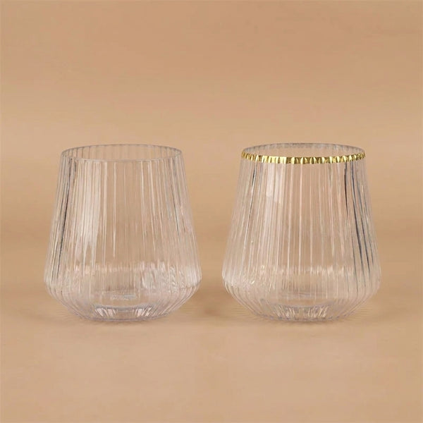 Luminous Wine Plastic Glasses in Shatterproof PET