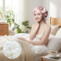 MULVESSA - Mulberry Silk Sleep Bonnet to Help Prevent Frizz