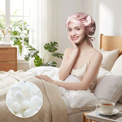 MULVESSA - Mulberry Silk Sleep Bonnet to Help Prevent Frizz