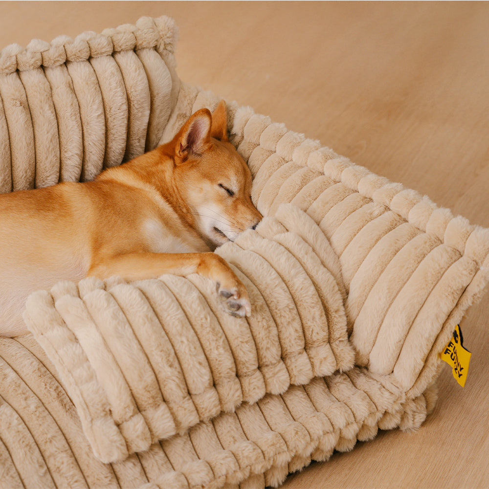 PLOVENA - Plush Orthopedic Dog Sofa for Supportive Rest