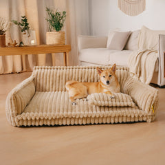 PLOVENA - Plush Orthopedic Dog Sofa for Supportive Rest