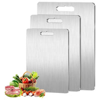 TITANCLEAN - Stainless Steel Cutting Board for Hygienic Food Prep