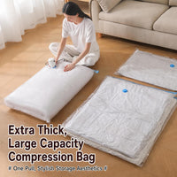 No-Pump Large Vacuum Storage Compression Bags