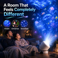 RIPPLELIGHT – Rotating LED Ambient Projector for Calming Atmospheres