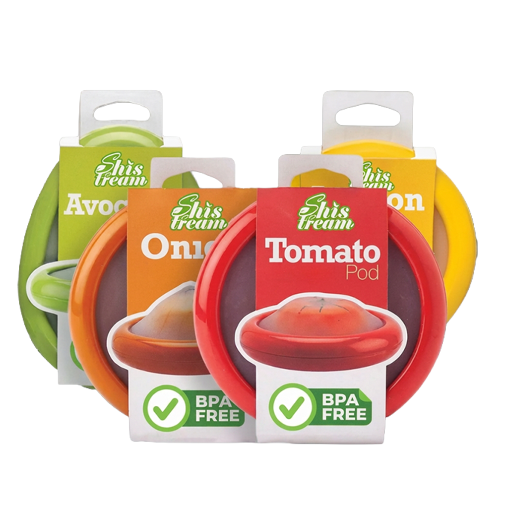 LOCKAFRESH - Reusable Silicone Stretch Covers That Keep Food Fresh