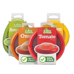 LOCKAFRESH - Reusable Silicone Stretch Covers That Keep Food Fresh