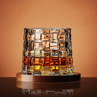 SWIRLUNE - Crystal Whiskey Glass Set for Effortless Aroma Swirling