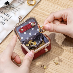 LUSTREVA - Compact Travel Jewelry Case for Tangle-Free Storage